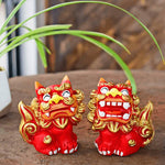 Load image into Gallery viewer, Hand Painted Lion Ornaments and Handmade Handicrafts
