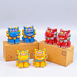 Load image into Gallery viewer, Retro Lion Original Hand-Painted Resin Ornaments
