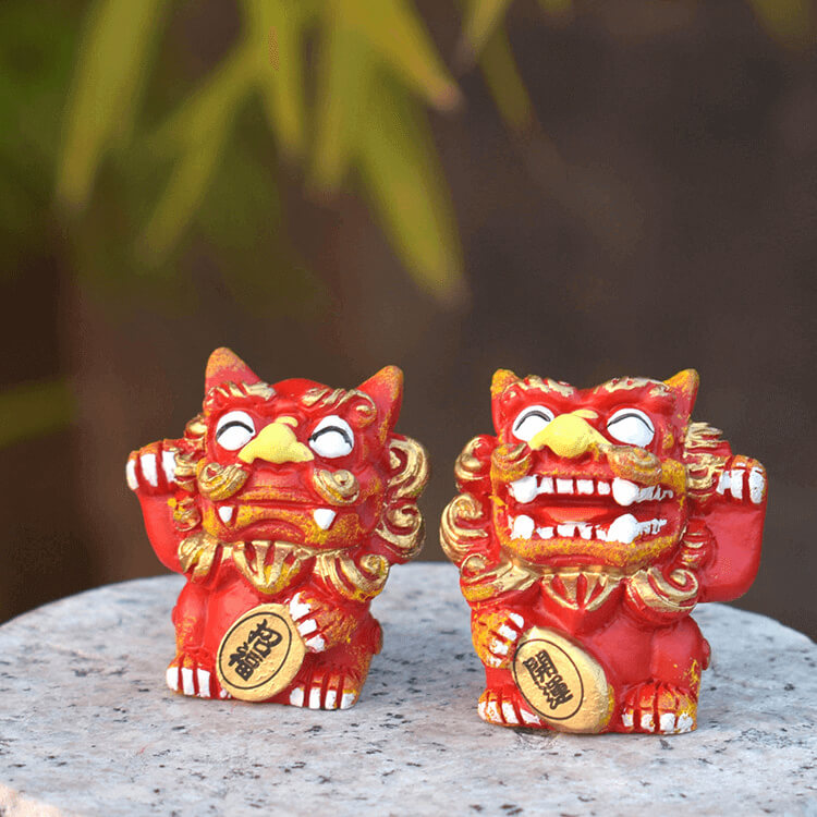 Lucky Happy Lion Decoration Lucky Cat