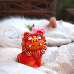 Load image into Gallery viewer, Original Handmade Cute Guardian Looking Back Lion
