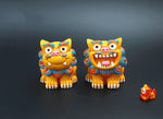 Load image into Gallery viewer, Retro Lion Original Hand-Painted Resin Ornaments
