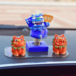 Load image into Gallery viewer, Moving Head Spring Lion Hand-Painted Car Ornaments
