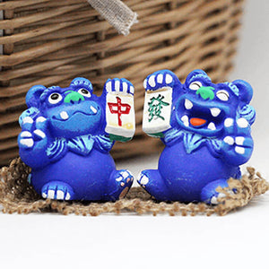 Chinese Style Unique Mahjong Lucky Little Lion