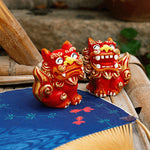 Load image into Gallery viewer, Hand Painted Lion Ornaments and Handmade Handicrafts
