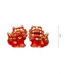 Load image into Gallery viewer, Hand Painted Lion Ornaments and Handmade Handicrafts
