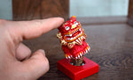 Load image into Gallery viewer, Moving Head Spring Lion Hand-Painted Car Ornaments
